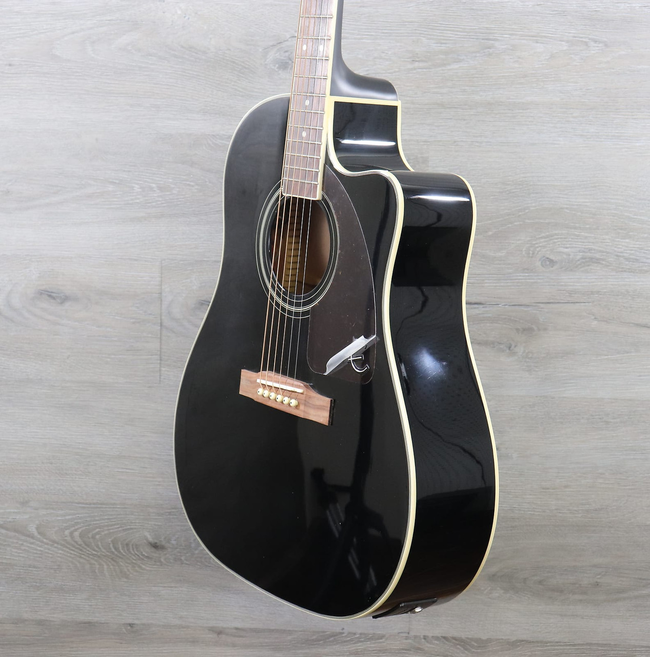 Epiphone J-45EC Studio Ebony - K&S Music Center LLC