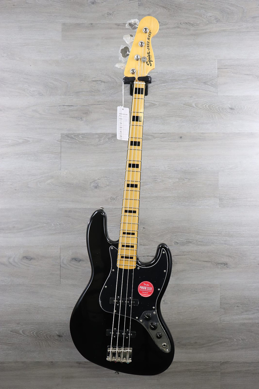 Squier Classic Vibe '70s Jazz Bass Black - K&S Music Center LLC