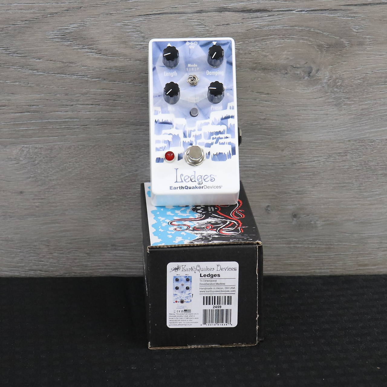 EarthQuaker Devices Ledges Reverb Limited Edition Crystal Glacier