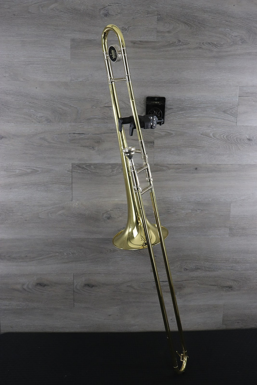 King 606 Student Model Tenor Trombone Clear-Lacquered Brass - K&S 