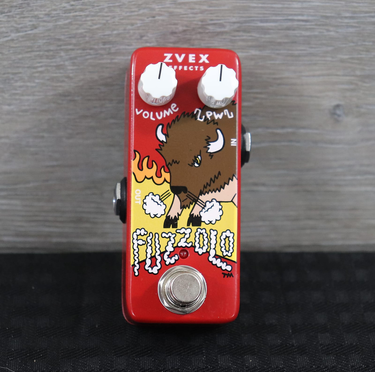 Zvex Fuzzolo Red Painted with Buffalo Graphic - K&S Music Center LLC