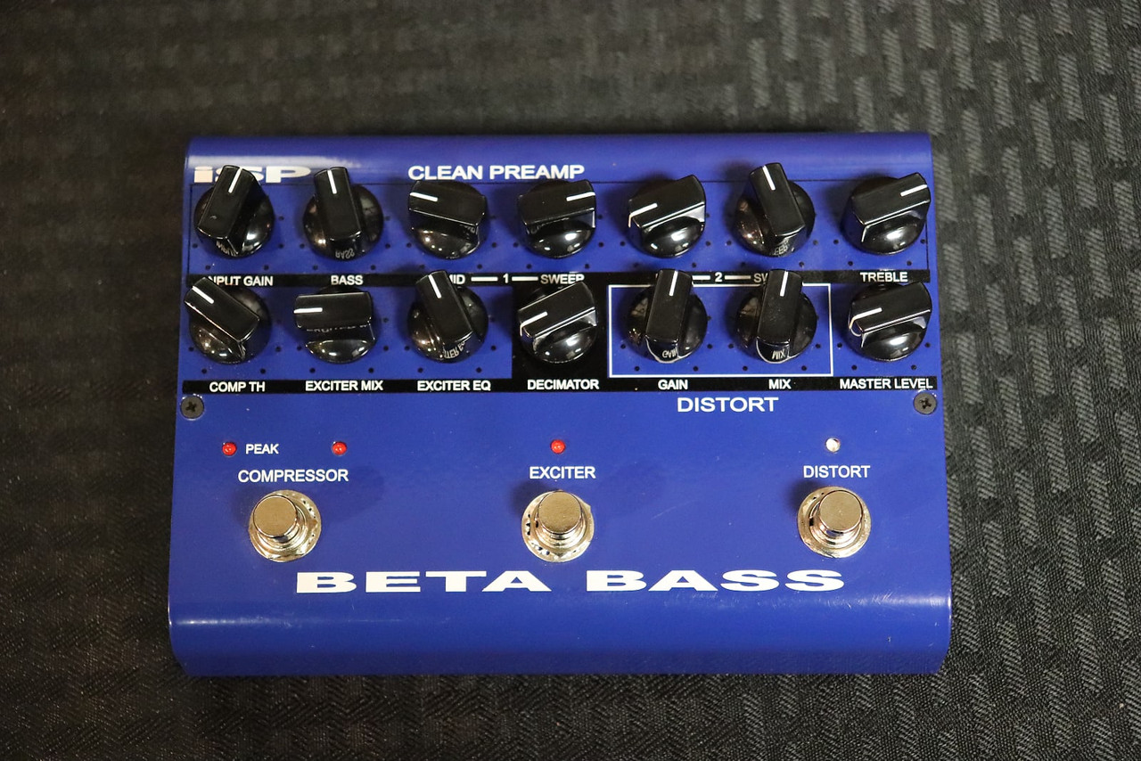 ISP Technologies Beta Bass Preamp Blue - K&S Music Center LLC