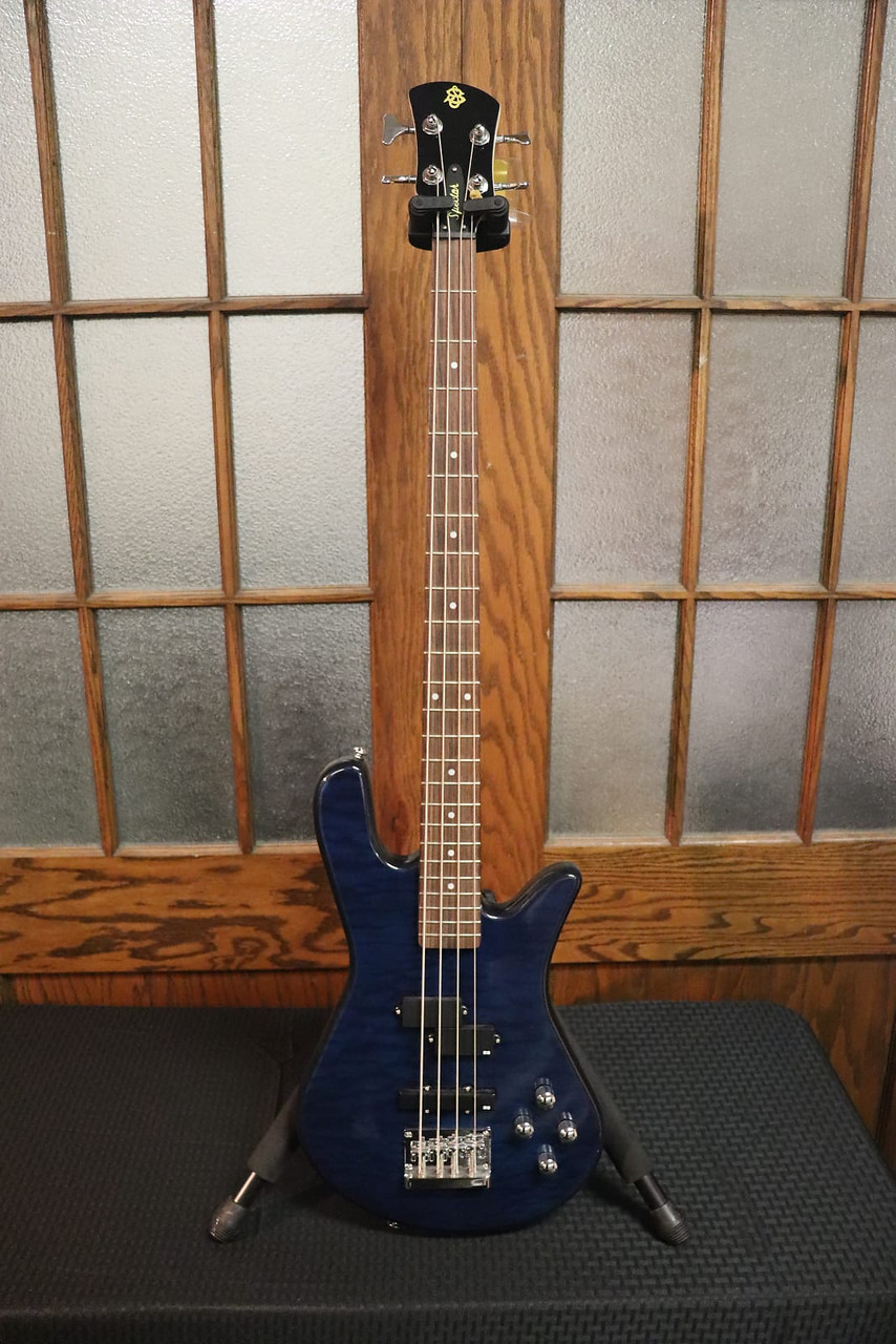 ベース Spector Legend 4 Standard BlueStainGloss Spector Legend 4 Standard Electric Bass Guitar Blue Stain