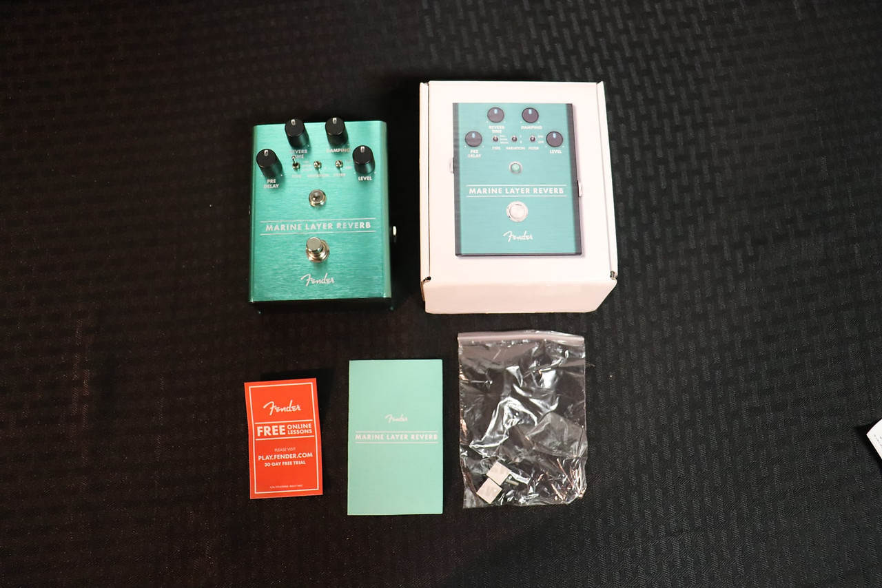 Fender Marine Layer Reverb 美品 動作良好 Fender Marine Layer Reverb Green - K&S Music Center LLC
