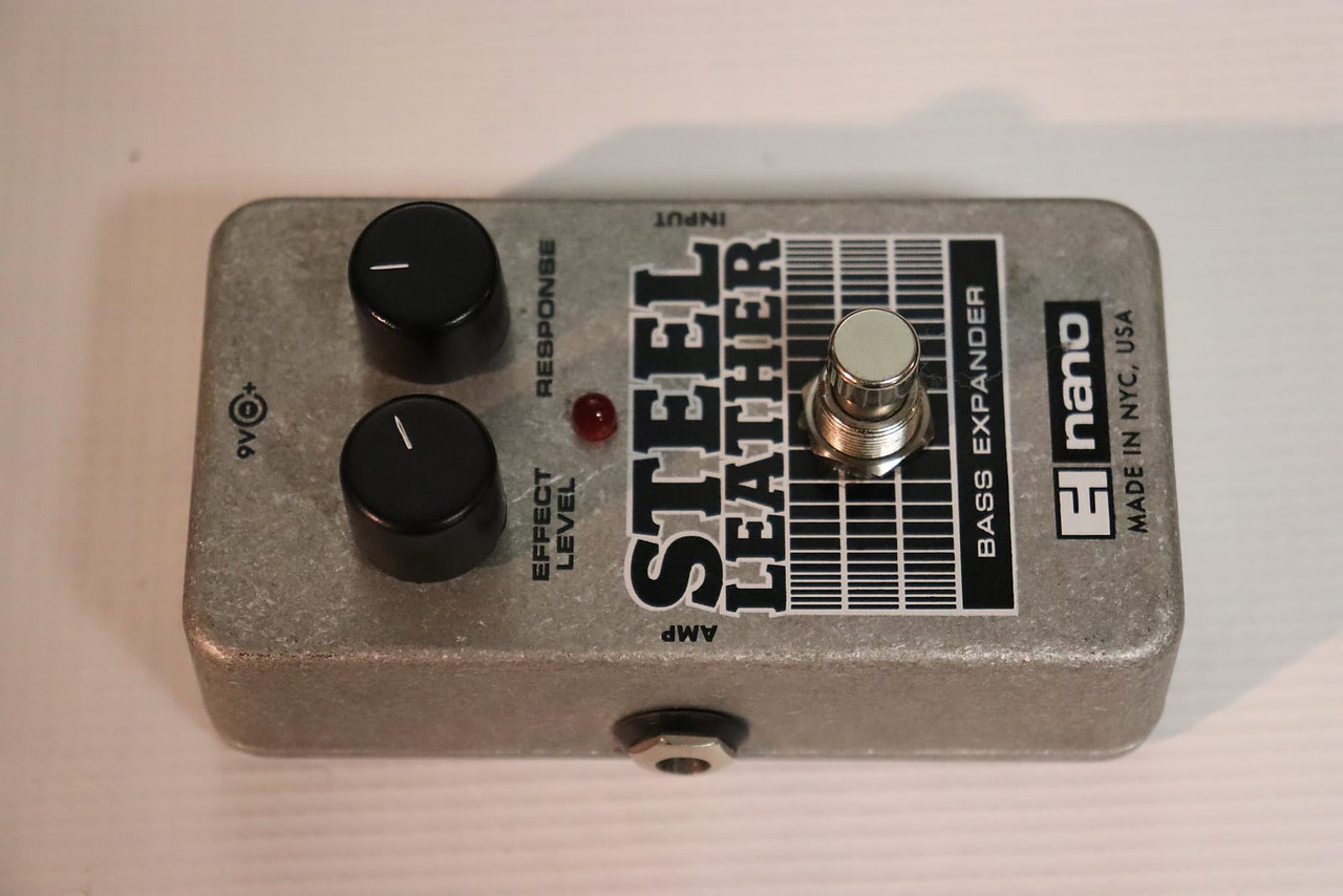 Electro-Harmonix Steel Leather Attack Expander For Bass Black