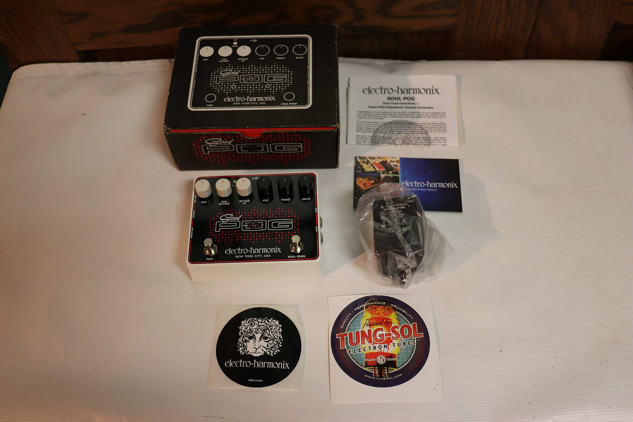 Electro-Harmonix Soul POG Multi-Effects Pedal Black / Red