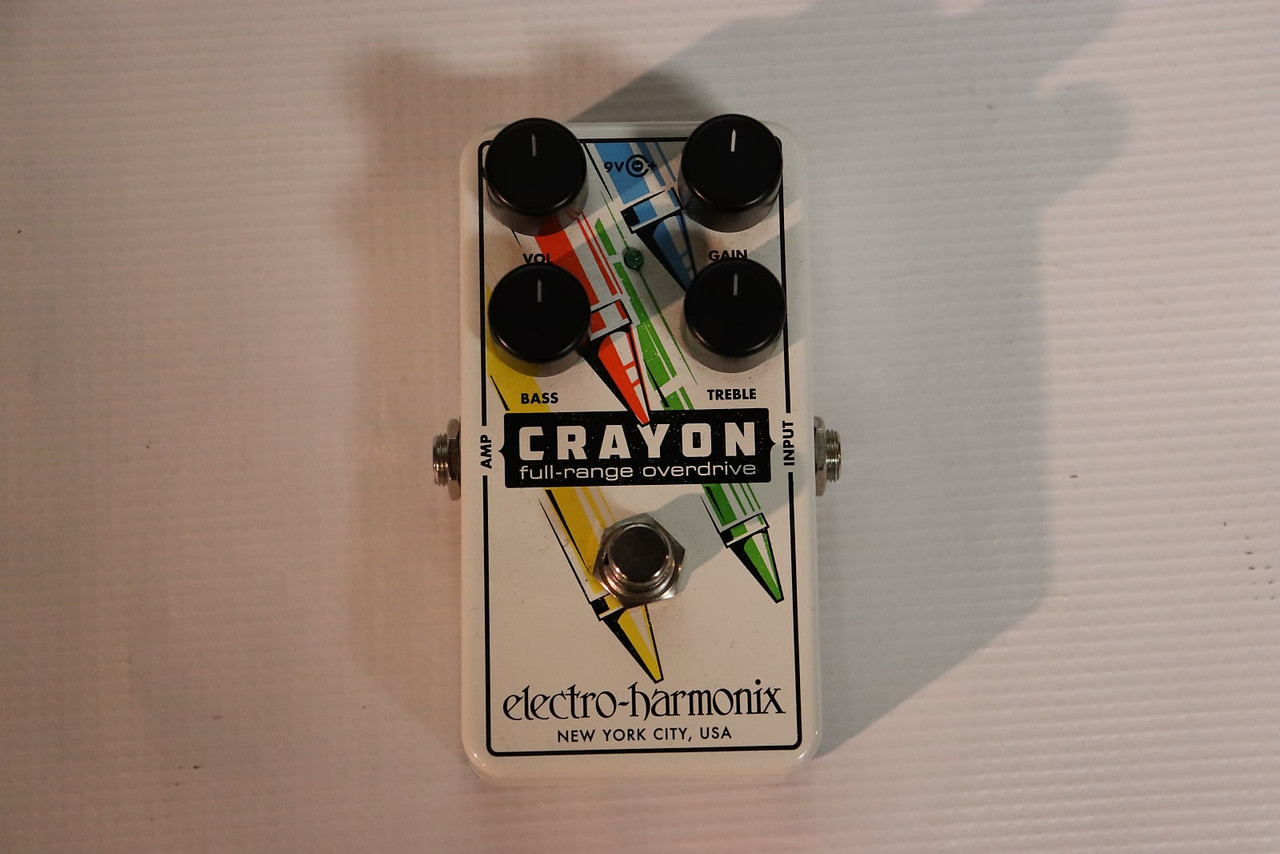 Electro-Harmonix Crayon 76 Full-Range Overdrive White with