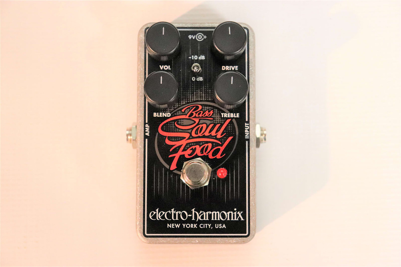 Electro-Harmonix Bass Soul Food Transparent Overdrive Black