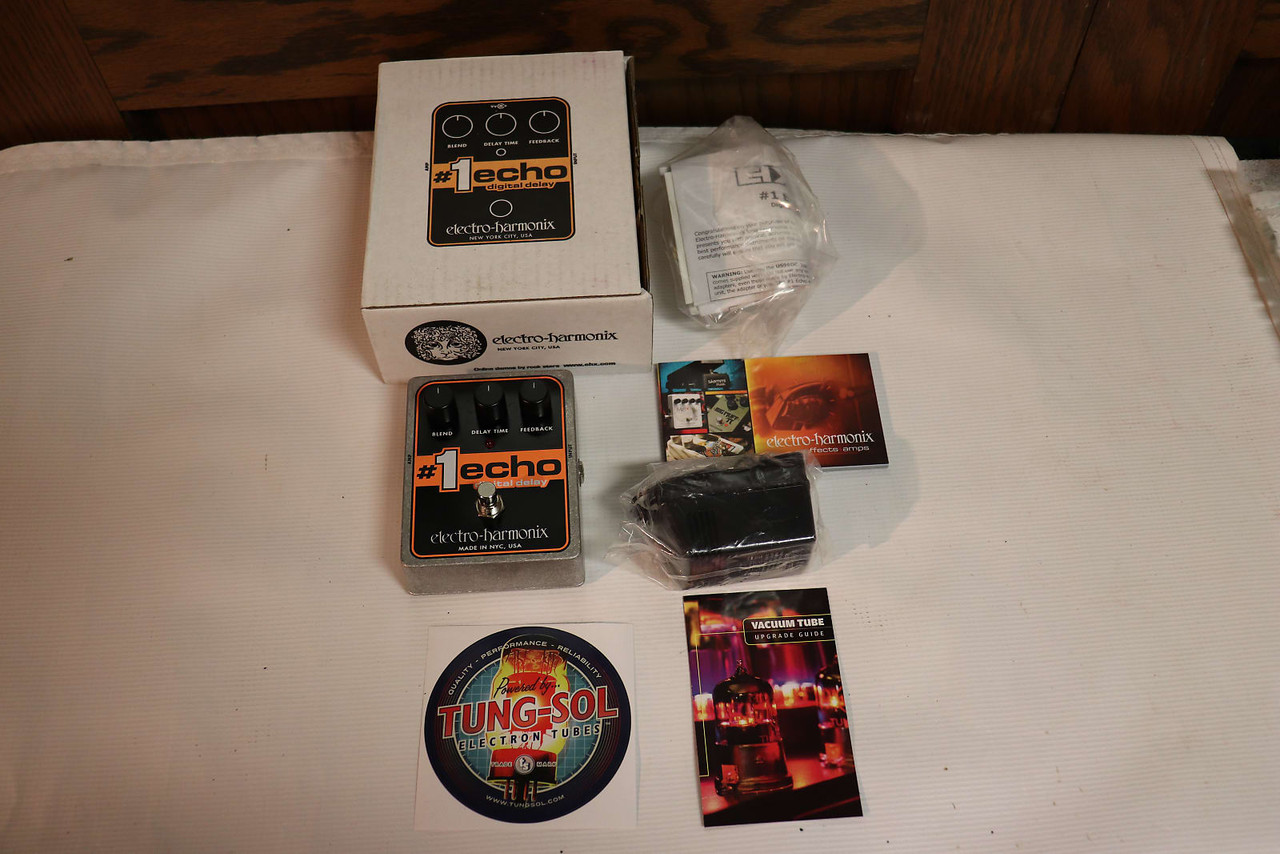 Electro-Harmonix #1 Echo Digital Delay Black / Orange - K&S