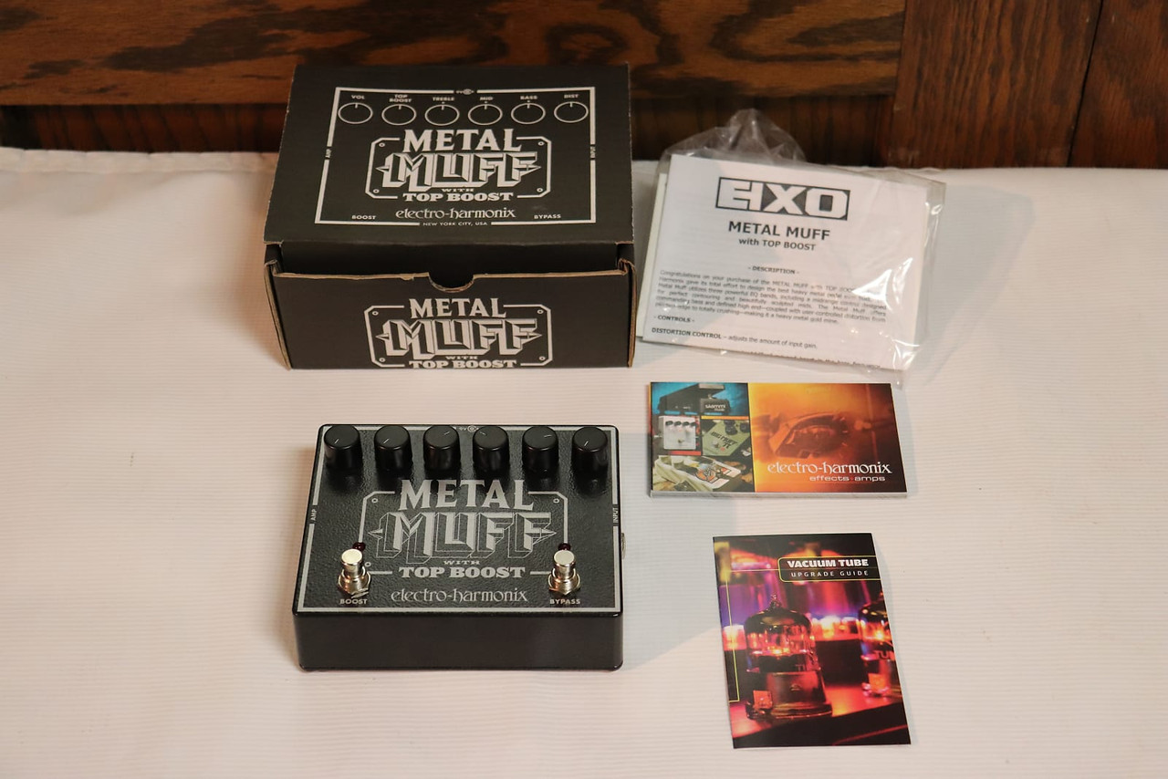 l Muff with Top Boostエフェクター メタルマフ Amazon.com: Electro-Harmonix Metal Muff with Top Boost