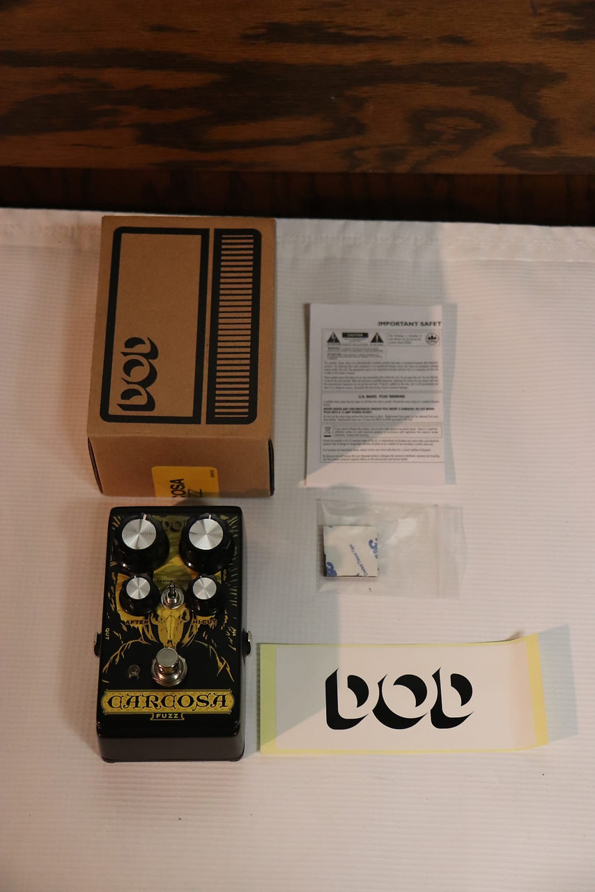 DOD Carcosa Fuzz Black - K&S Music Center LLC