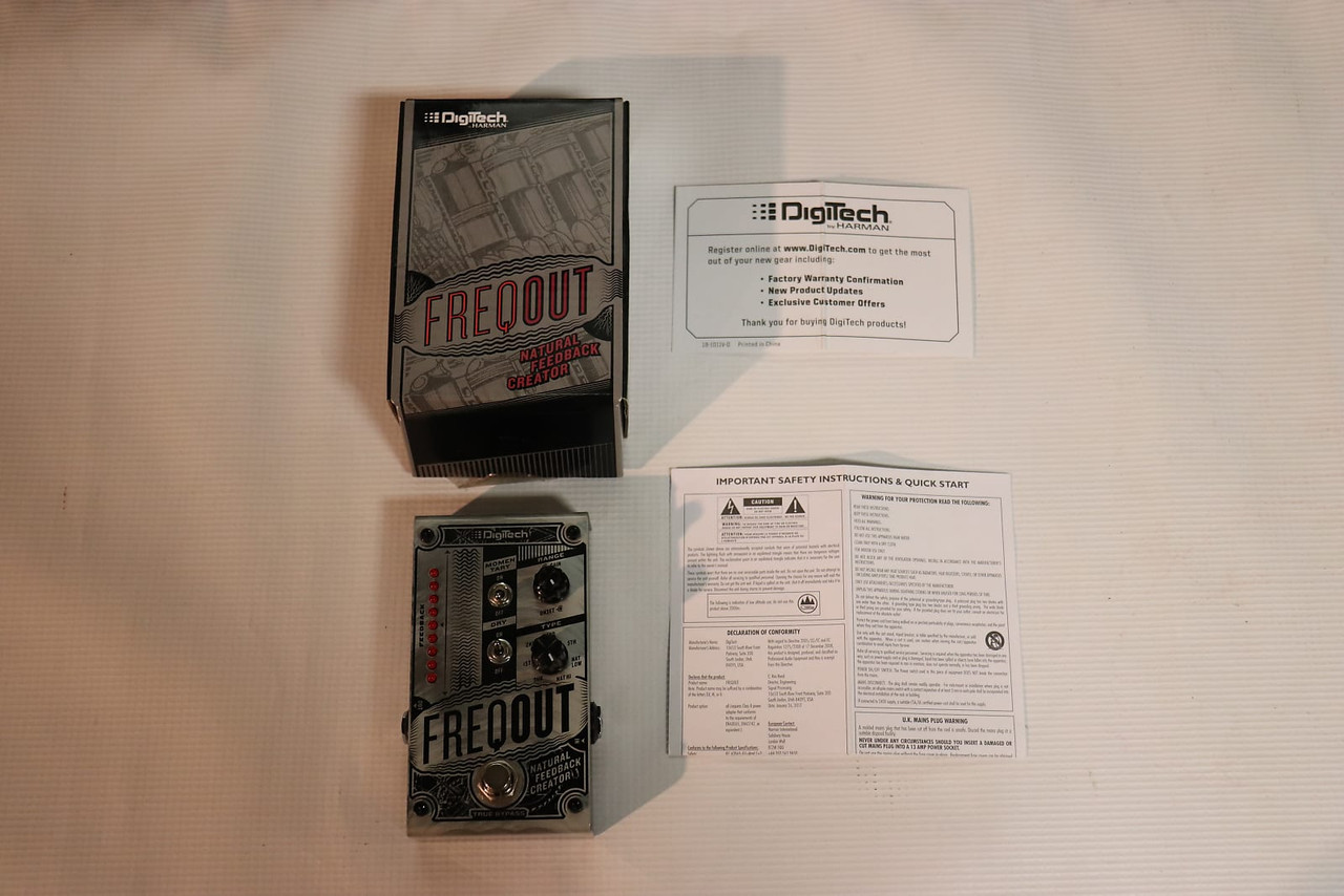 DigiTech FreqOut Natural Feedback Creator Silver / Black - K&S