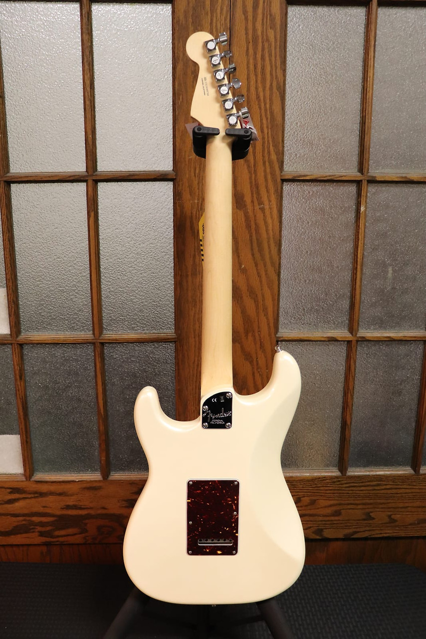 Fender American Elite Stratocaster HSS Shawbucker Olympic Pearl