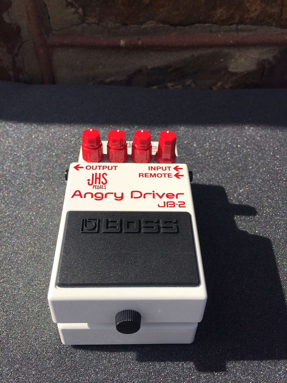 Boss Jb 2 Angry Driver Overdrive Guitar Effects Pedal Free Shipping White Red K S Music Center Llc