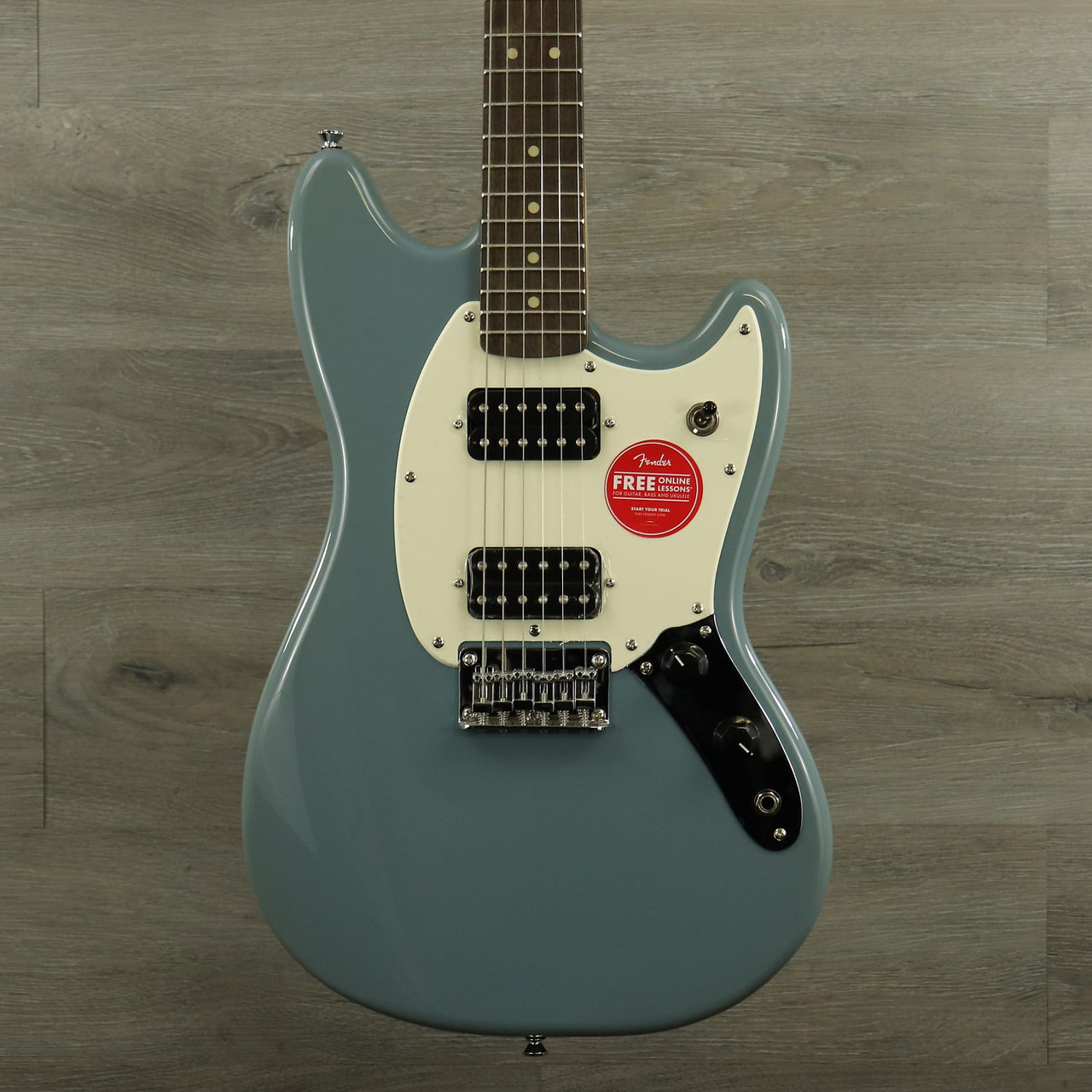 squier bullet mustang hh sonic grey