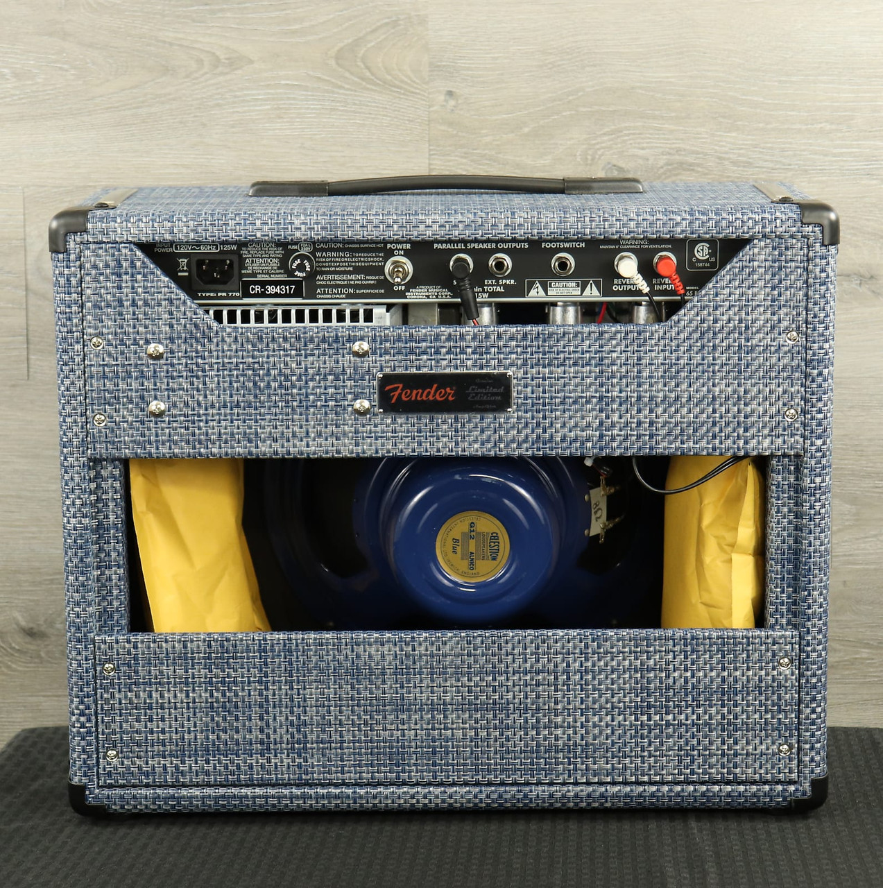 fender princeton chilewich denim