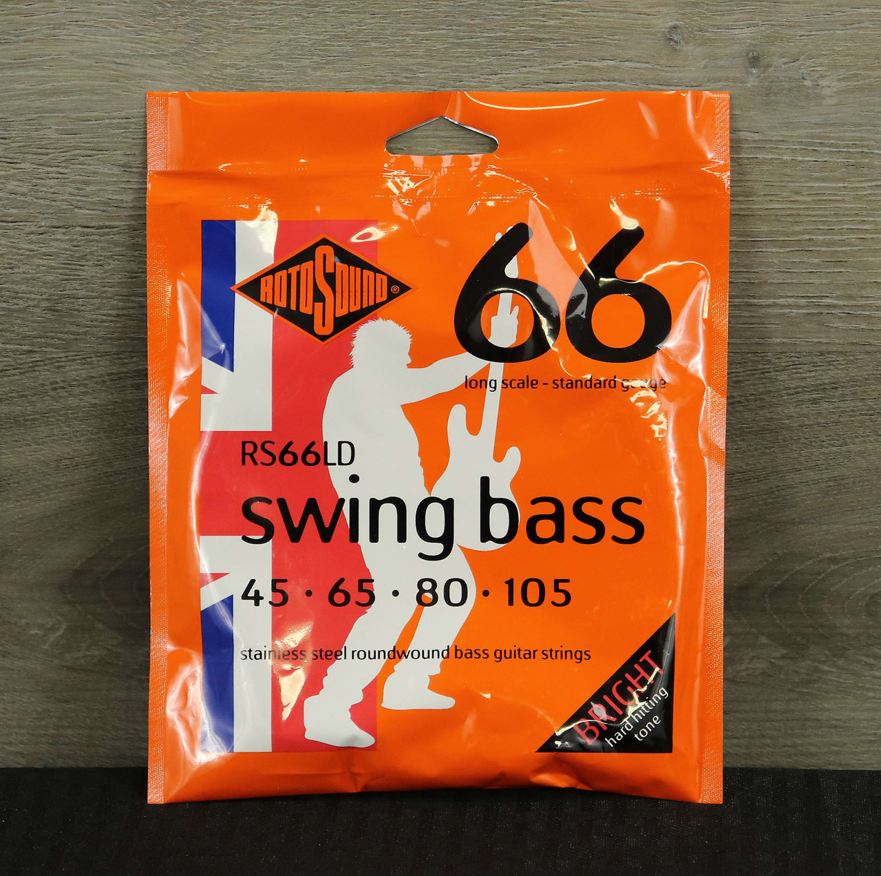 Rotosound RS66LD Swing Bass 66 Long Scale Bass Strings 45-105 Steel