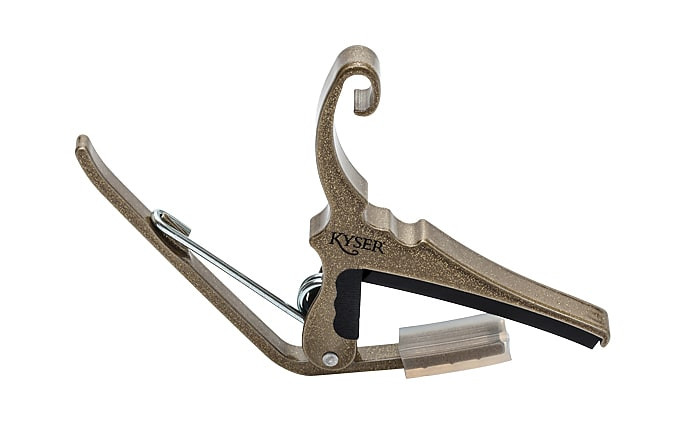 Kyser KG6G Quick Change 6-String Acoustic Guitar Capo Gold - K&S