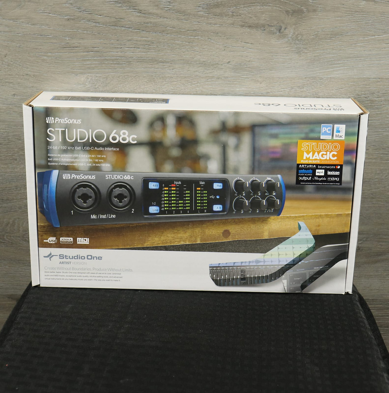 PreSonus Studio 68C 6x6 USB-C Audio / MIDI Interface Black - K&S