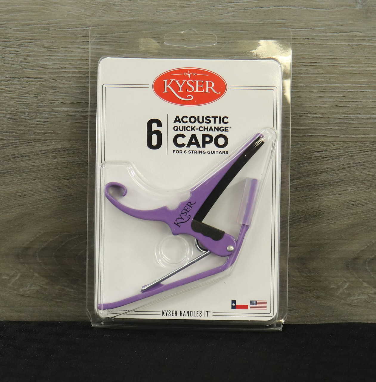 Kyser KG6P Quick Change 6-String Acoustic Guitar Capo Lavender