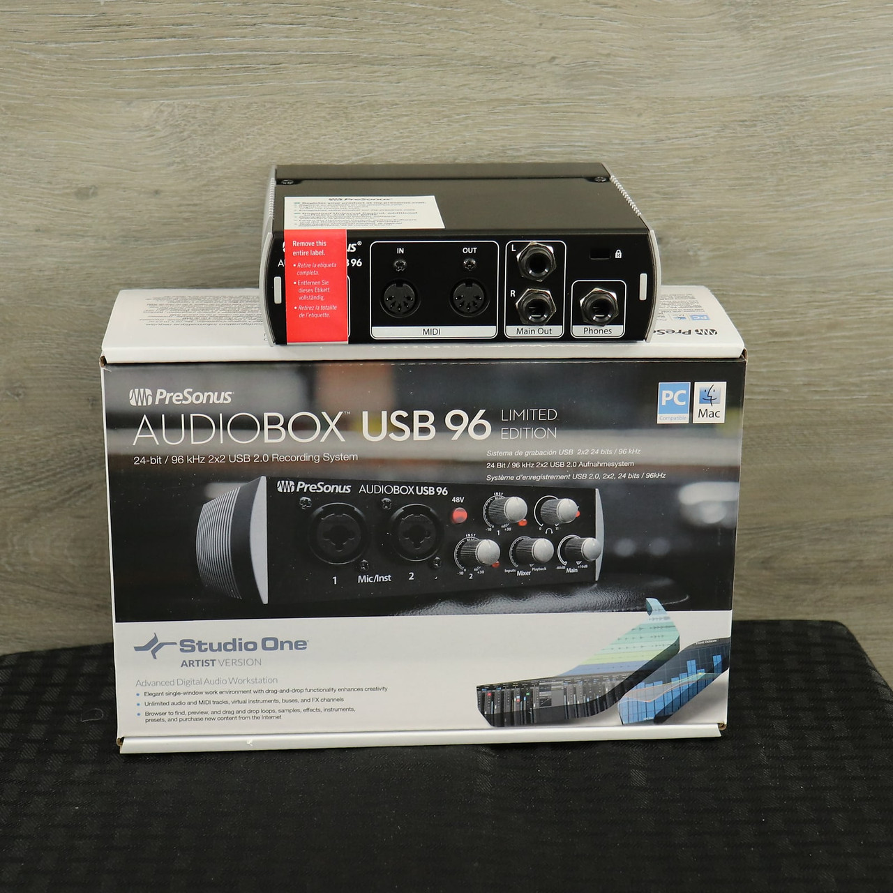 PreSonus AudioBox USB 96 - Black - K&S Music Center LLC