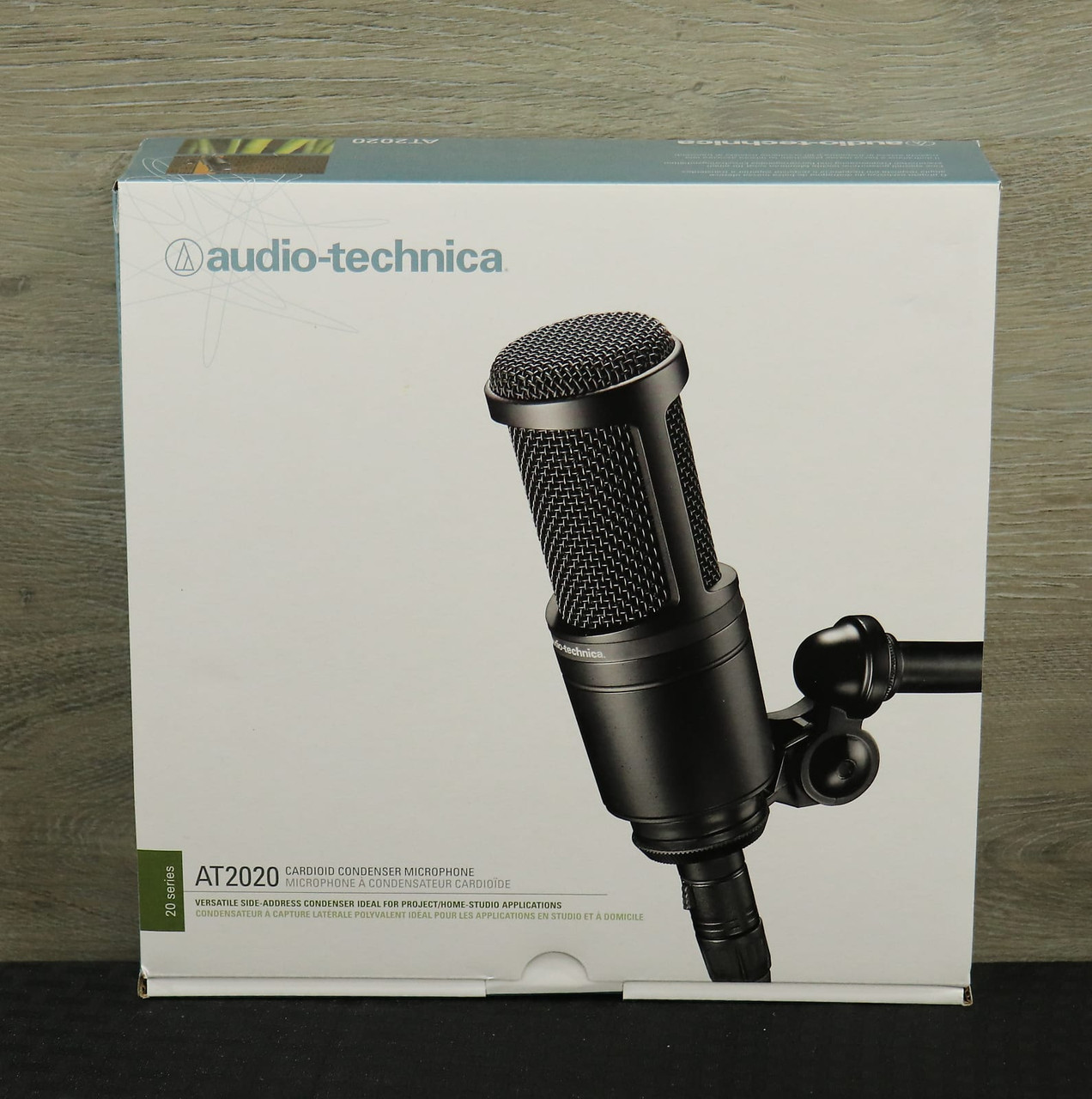 audio-technica at2020 cardioid condenser studio microphone