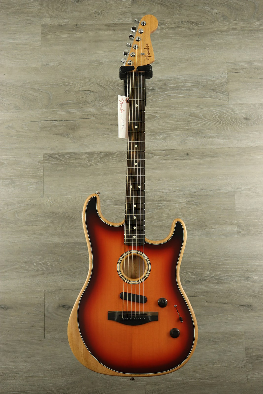 Fender American Acoustasonic Stratocaster 3 Color Sunburst - K&S