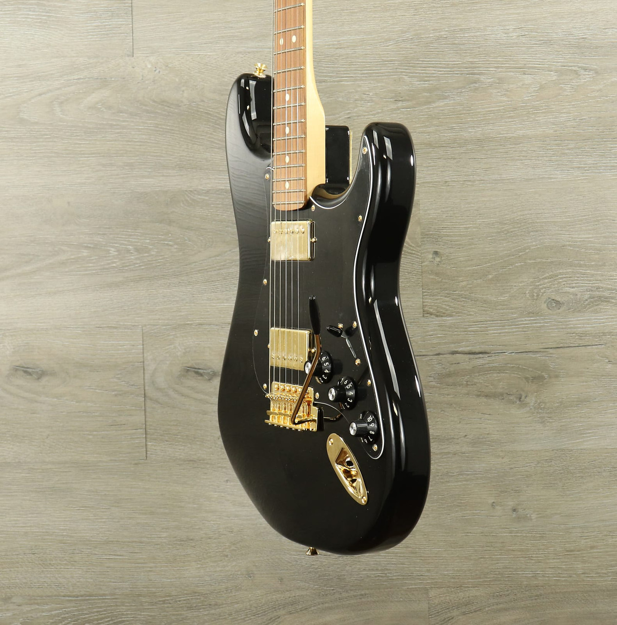Fender Limited Edition Mahogany Blacktop Stratocaster Black - K&S