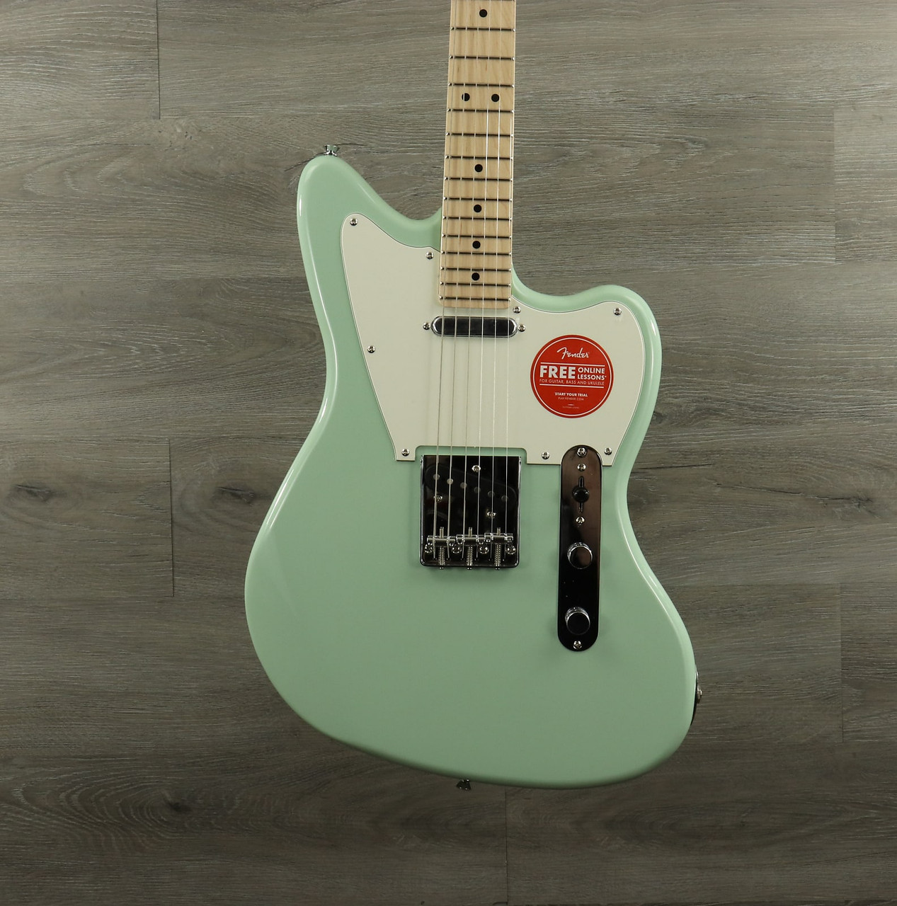 squier offset telecaster surf green