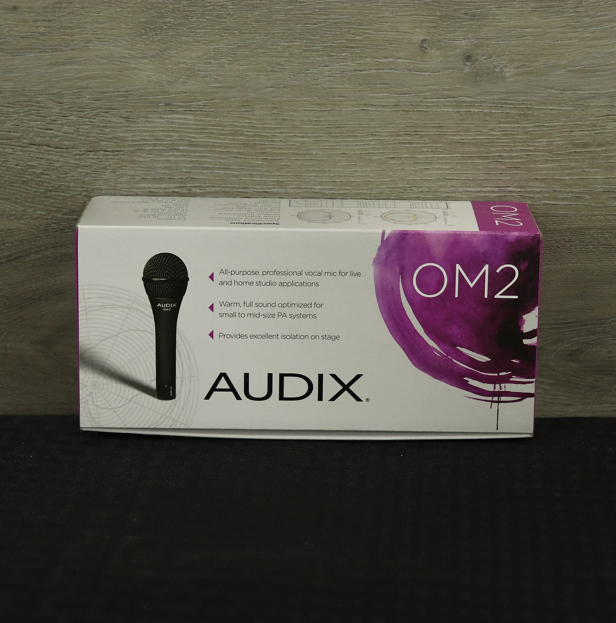 Audix OM2 Handheld Hypercardioid Dynamic Microphone Black - K&S