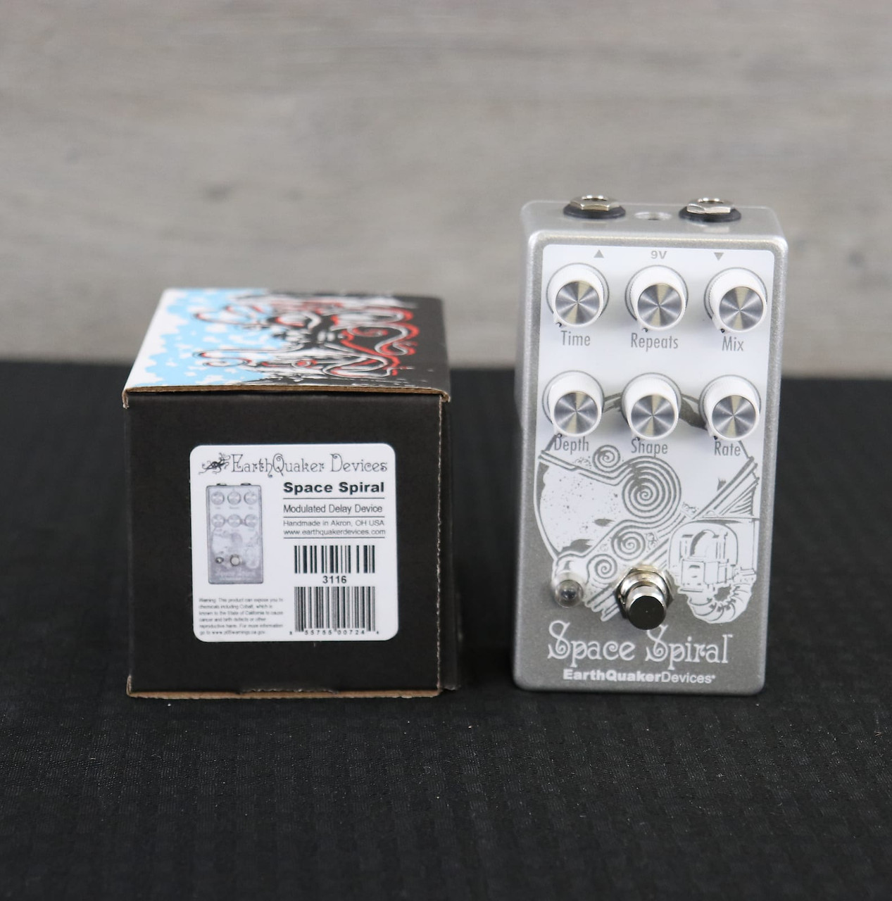 EarthQuaker Devices Space Spiral V2 Silver - K&S Music Center LLC