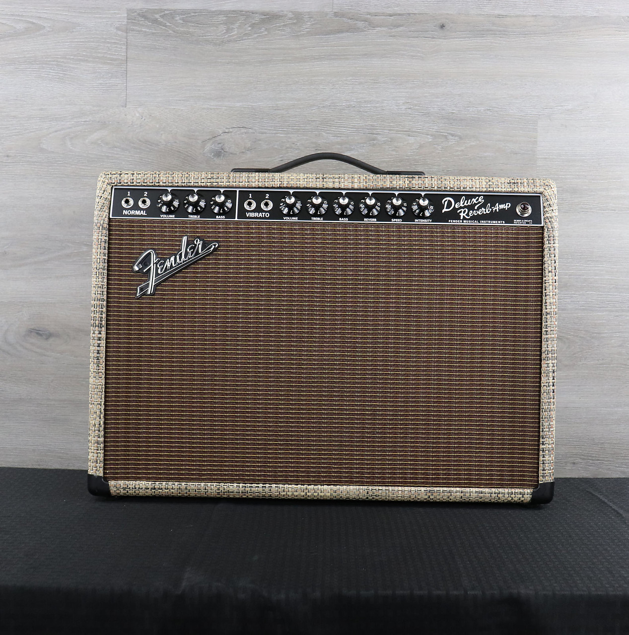 Fender 65' Deluxe Reverb Chilewich Bark - K&S Music Center LLC