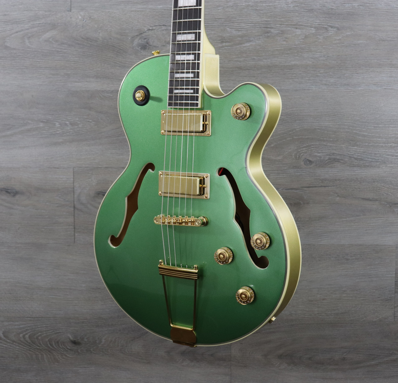 Epiphone Uptown Kat ES - Emerald Green Metallic
