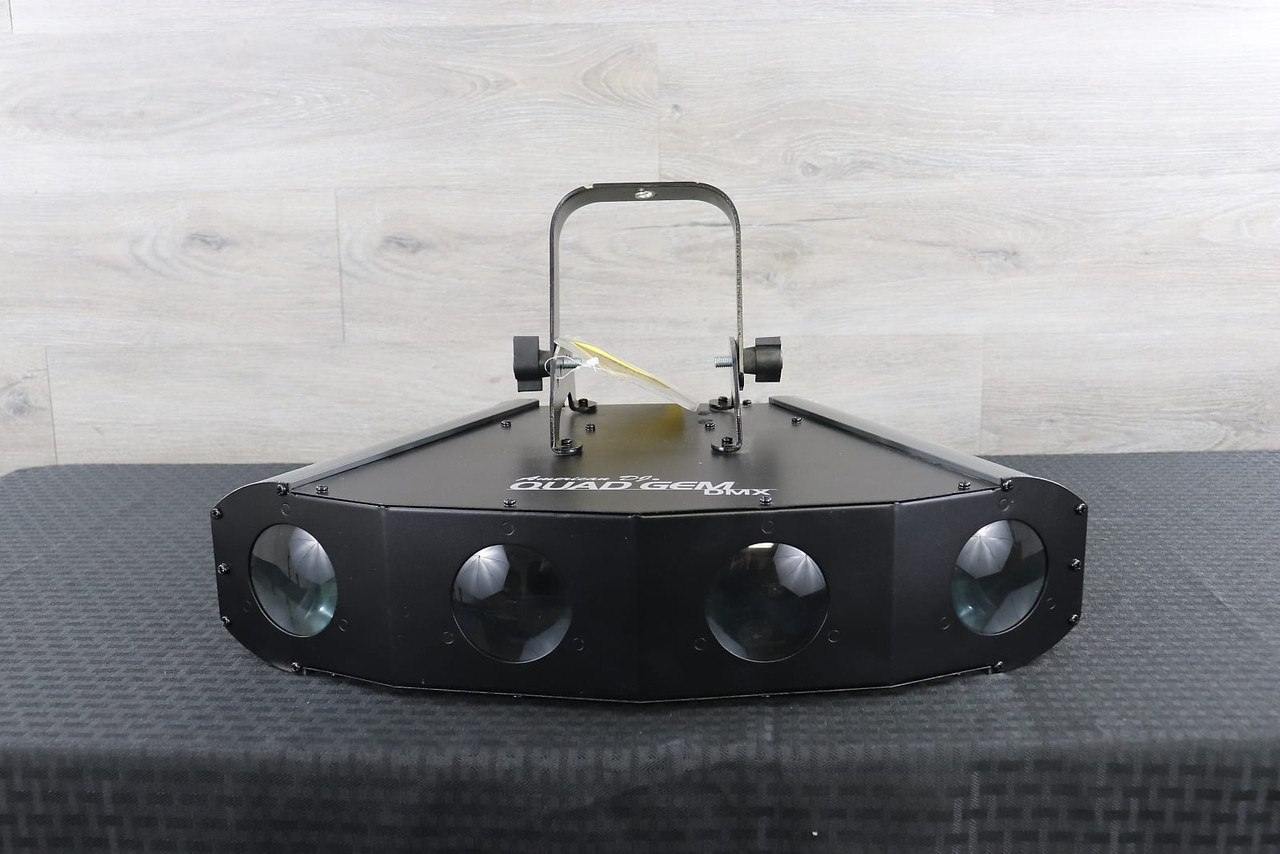American DJ QUAD-GEM-DMX Moonflower LED Light Black - K&S Music