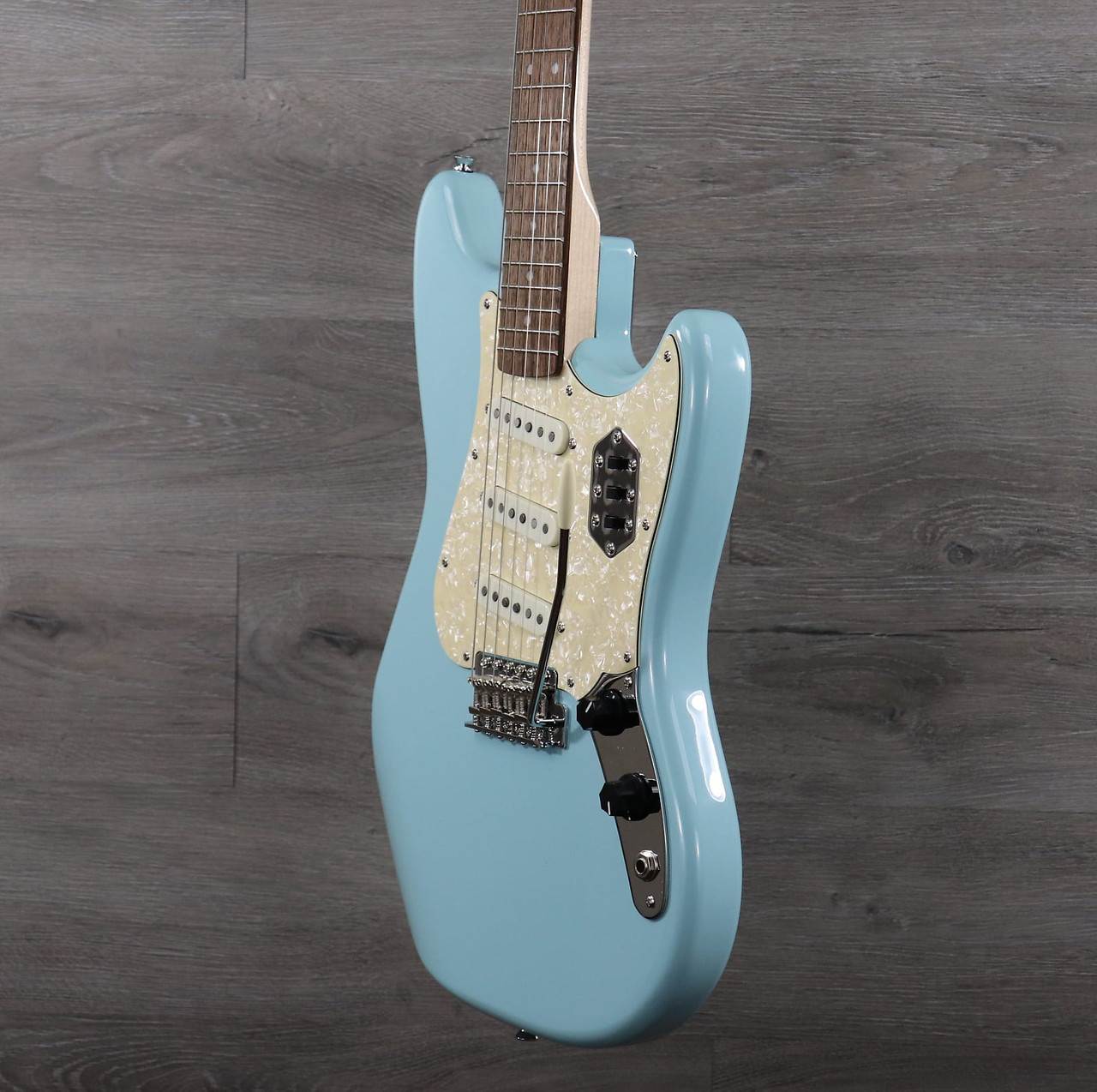 Squier Paranormal Cyclone Daphne Blue - K&S Music Center LLC