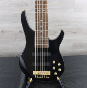 Galveston 8 String Bass Guitar Black
