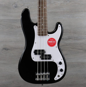 Squier Sonic Precision Bass Black - K&S Music Center LLC