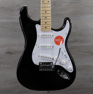 Squier Affinity Series Stratocaster with Maple Fretboard Black Squier Affinity Series Stratocaster with Maple Fretboard Black