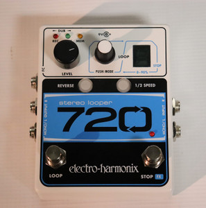Electro-Harmonix 720 Stereo Looper Black / White / Blue Electro-Harmonix 720 Stereo Looper Black / White / Blue