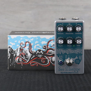 EarthQuaker Devices Sea Machine Super Chorus V3 Silver / Teal Print