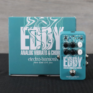 Electro-Harmonix Eddy Analog Chorus and Vibrato Aqua Electro-Harmonix Eddy Analog Chorus and Vibrato Aqua