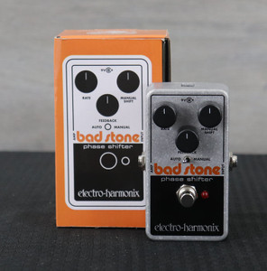 Electro-Harmonix Bad Stone Phase Shifter Black / Silver Electro-Harmonix Bad Stone Phase Shifter Black / Silver