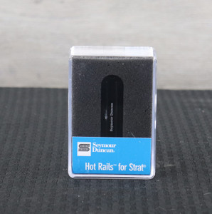 Seymour Duncan SHR-1b Hot Rails Strat Bridge Pickup Black Seymour Duncan SHR-1b Hot Rails Strat Bridge Pickup Black