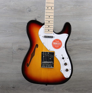Squier Affinity Series Telecaster Thinline 3-Color Sunburst Squier Affinity Series Telecaster Thinline 3-Color Sunburst