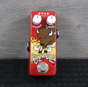 Zvex Fuzzolo Red Painted with Buffalo Graphic