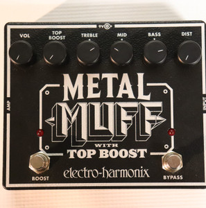 Electro-Harmonix Metal Muff Distortion with Top Boost Black