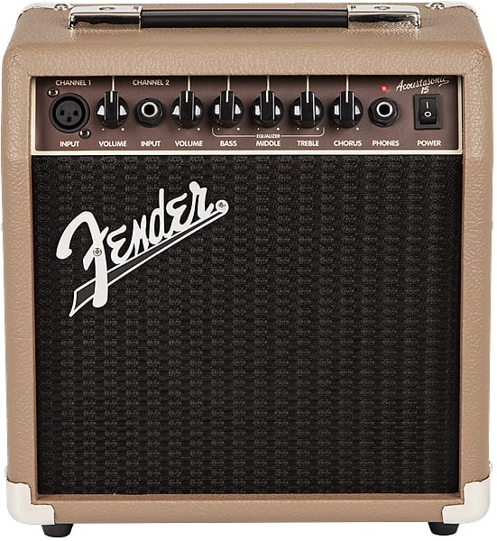 Fender Acoustasonic 15 2-Channel 15-Watt 1x6