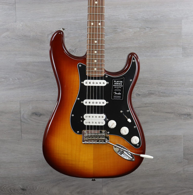 Fender Player Stratocaster HSS Plus Top with Pau Ferro Fretboard Tobacco Sunburst
