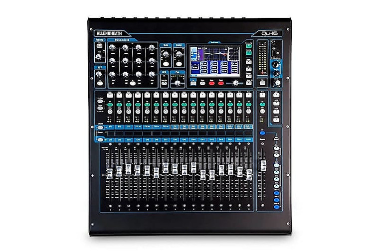 Allen & Heath QU-16C Chrome Edition 16-Channel Digital Mixer Black