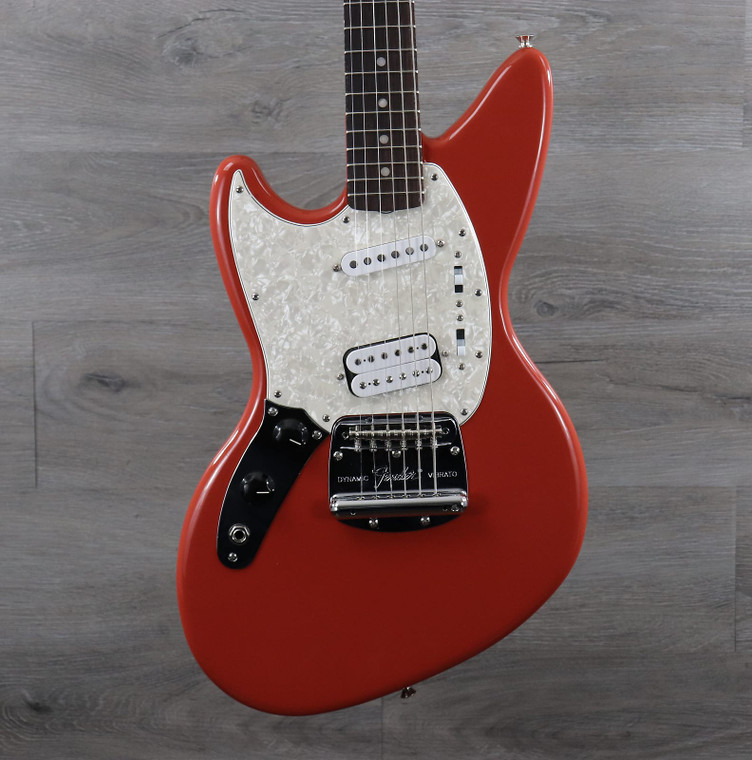 Fender Kurt Cobain Signature Jag-Stang Left-Handed Fiesta Red